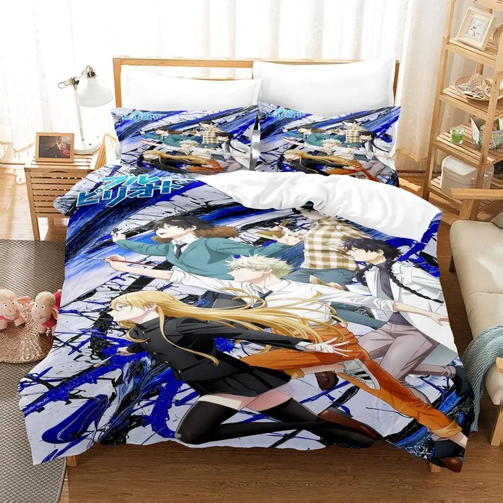 

3d Printing Anime "Deji" Meets Girl Bedding Set Cartoon Anime three-piece Set Adult Kid Bedroom Duvet Cover Sets 3D Kawaii Girls
