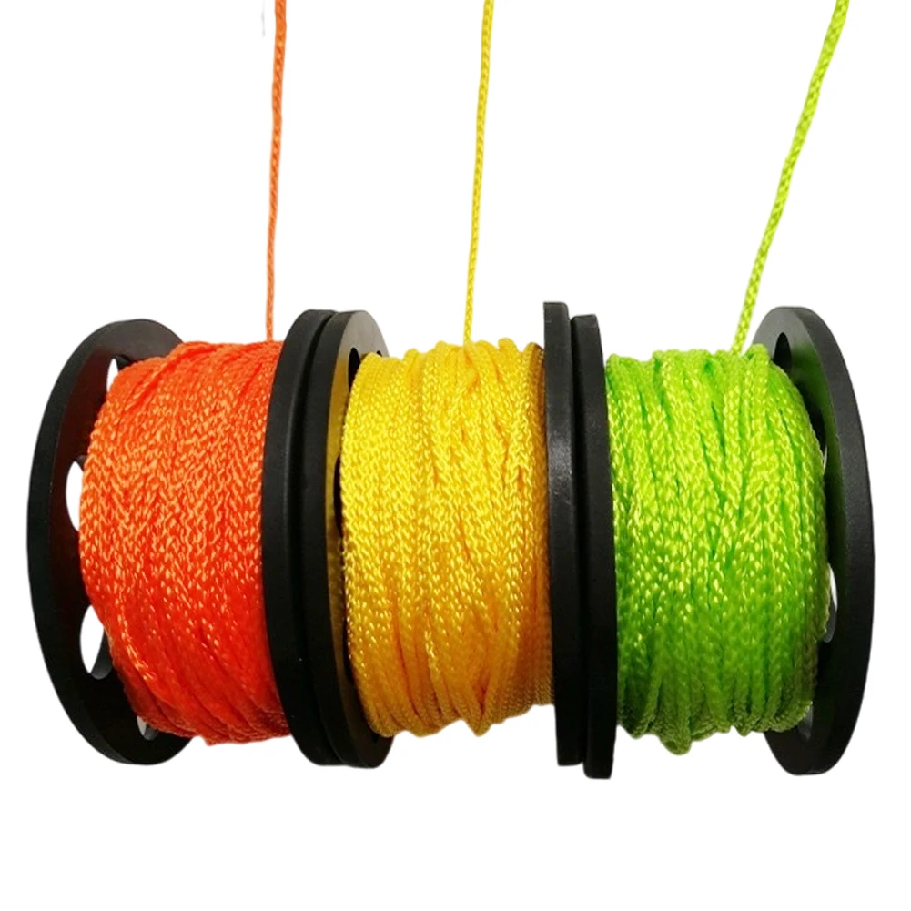 بكرة إصبع بكرة من سبائك الألومنيوم للغوص 30 مترًا - خطاف مزدوج الأطراف من الفولاذ المقاوم للصدأ معدات غوص الكهف SMB