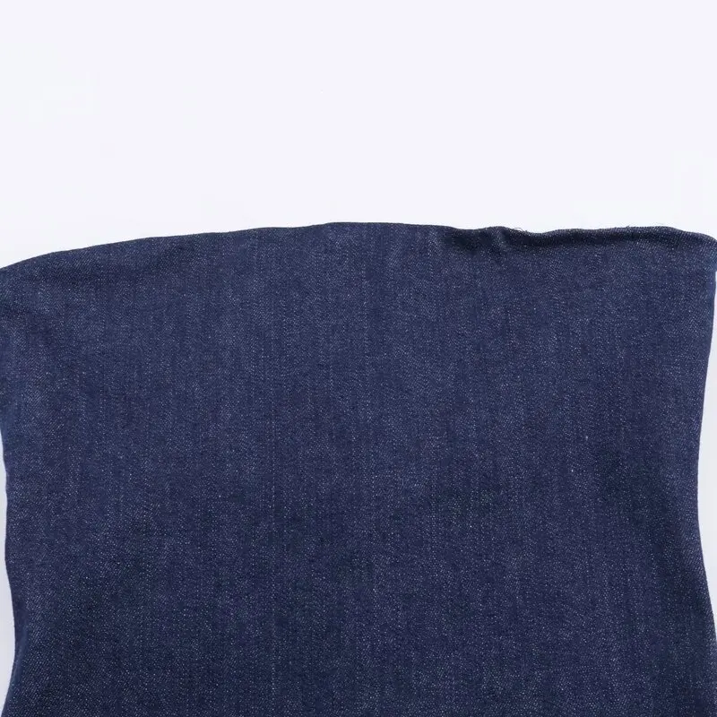 Automne 2025 nouveau Design pour femmes sens polyvalent asymétrique Denim Dr décontracté Svel Tube Dr européen Sle dames Dr