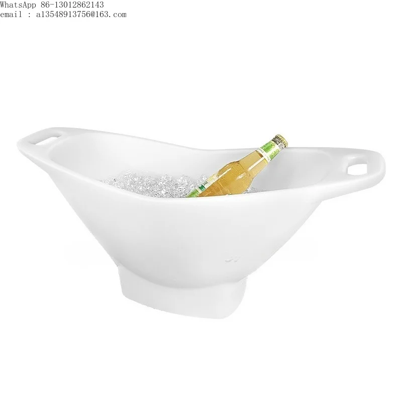 Boat bar luminous ice bucket waterproof and anti-drop, red wine, champagne, ingot ice bucket