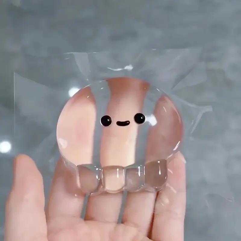 1Pc Transparent Jellyfish Cute and Romantic Mini DIY Squeeze Toy, Novelty Super Fun, Slow Rebound Party Gifts