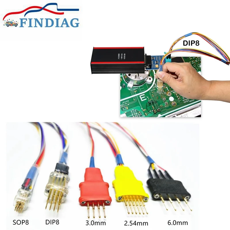 2024 Newest For Xprog Probes Adapters for in-circuit ECU Work with Iprog+ V87 Programmer and Xprog