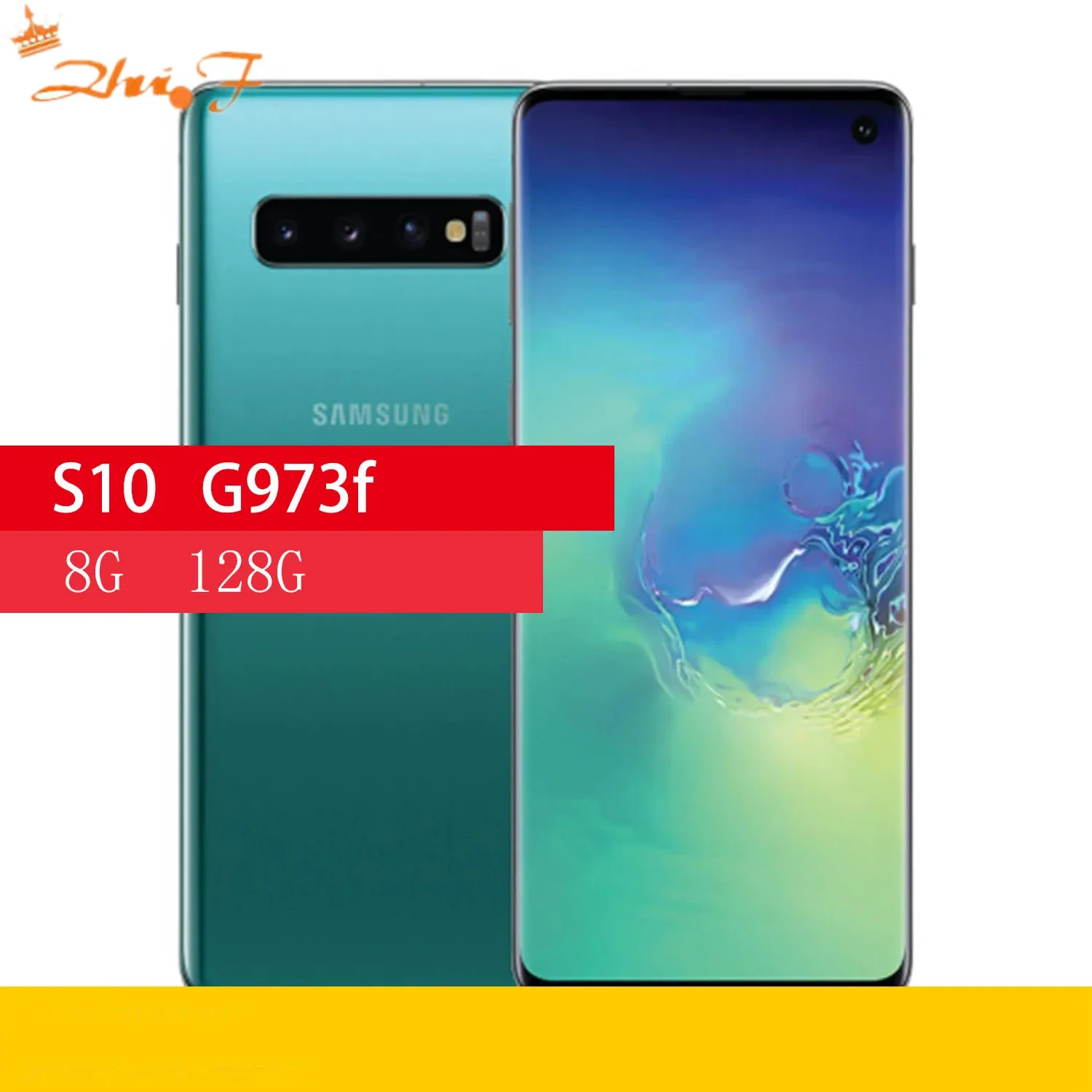 Samsung-Galaxy S10 Mobile Phone, Octa Core, G973F, 8GB RAM, 128 GB, 512GB ROM, 6.1 