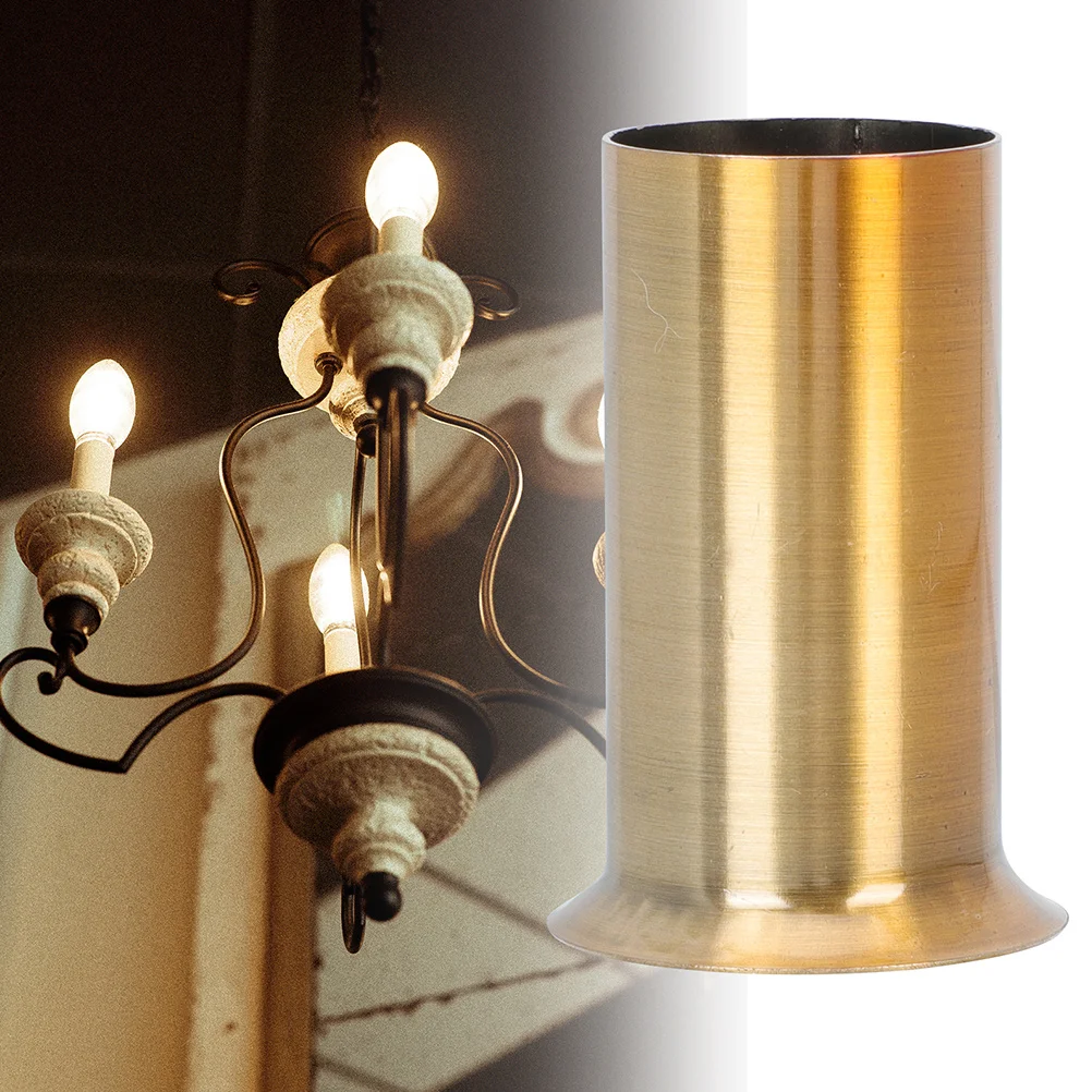 6 قطعة قاعدة مصابيح كم E14 ثريا حديدية التشفيه غلاف مقاوم للحرارة دائم ل كريستال أضواء الثريا تركيبات المقبس