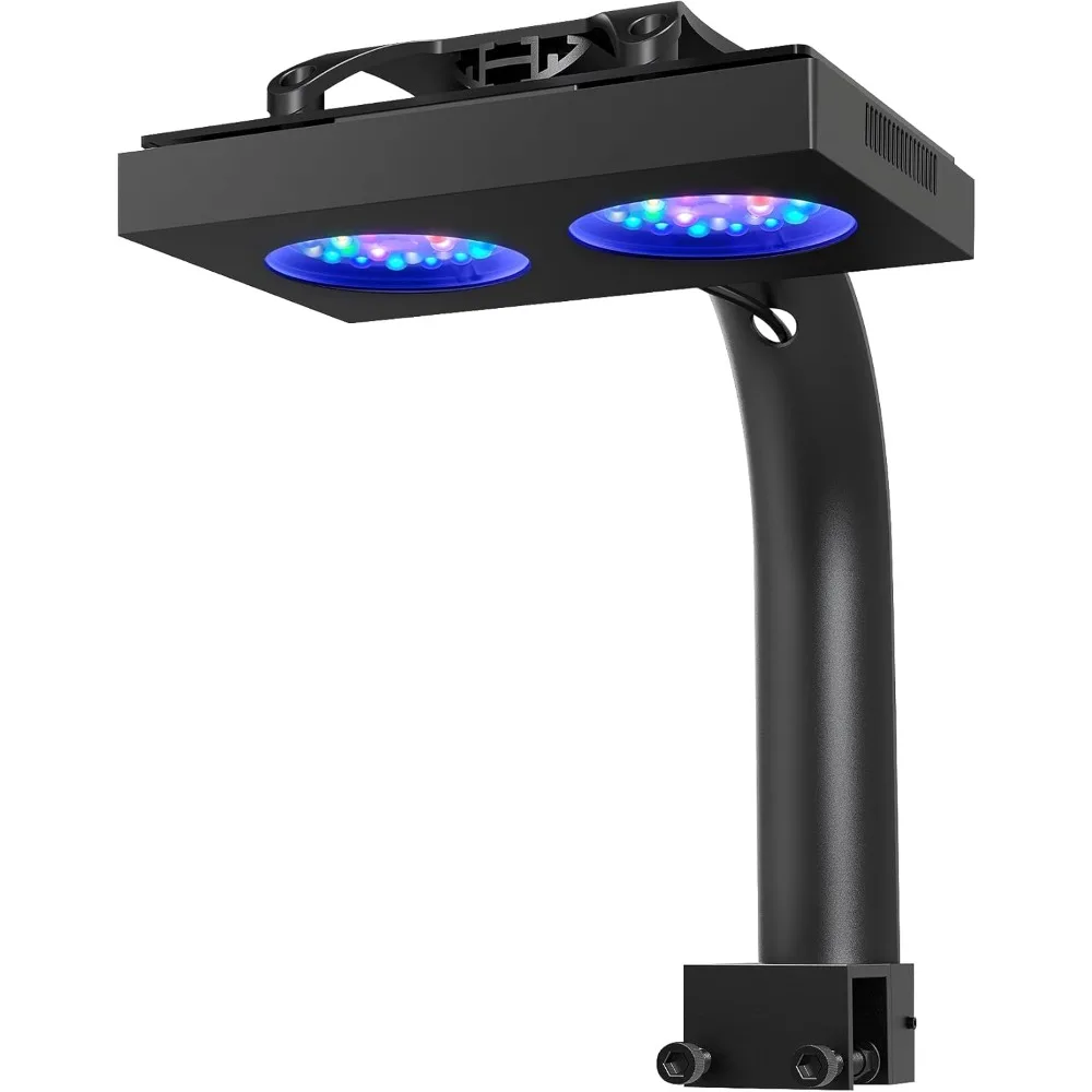 HyperReef 100 Gen 2 Reef LED Light, illuminazione per acquari Reef da 100 W per coralli SPS LPS e acquari d'acqua salata, viola migliorata