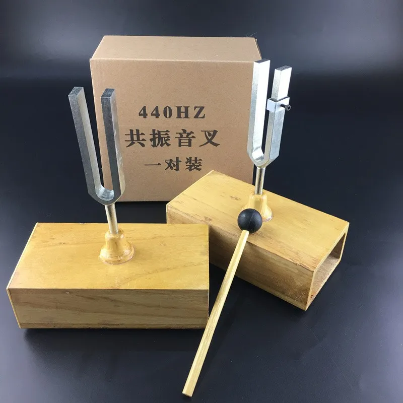 A Tuning Fork 440Hz Acoustic Physics Experiment Instrument