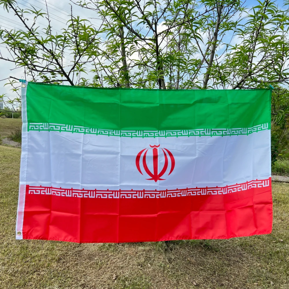 YIXIN IRN Islamic Republic of IRAN Flag 90*150cm hanging polyester Iran Flag For home Decoration