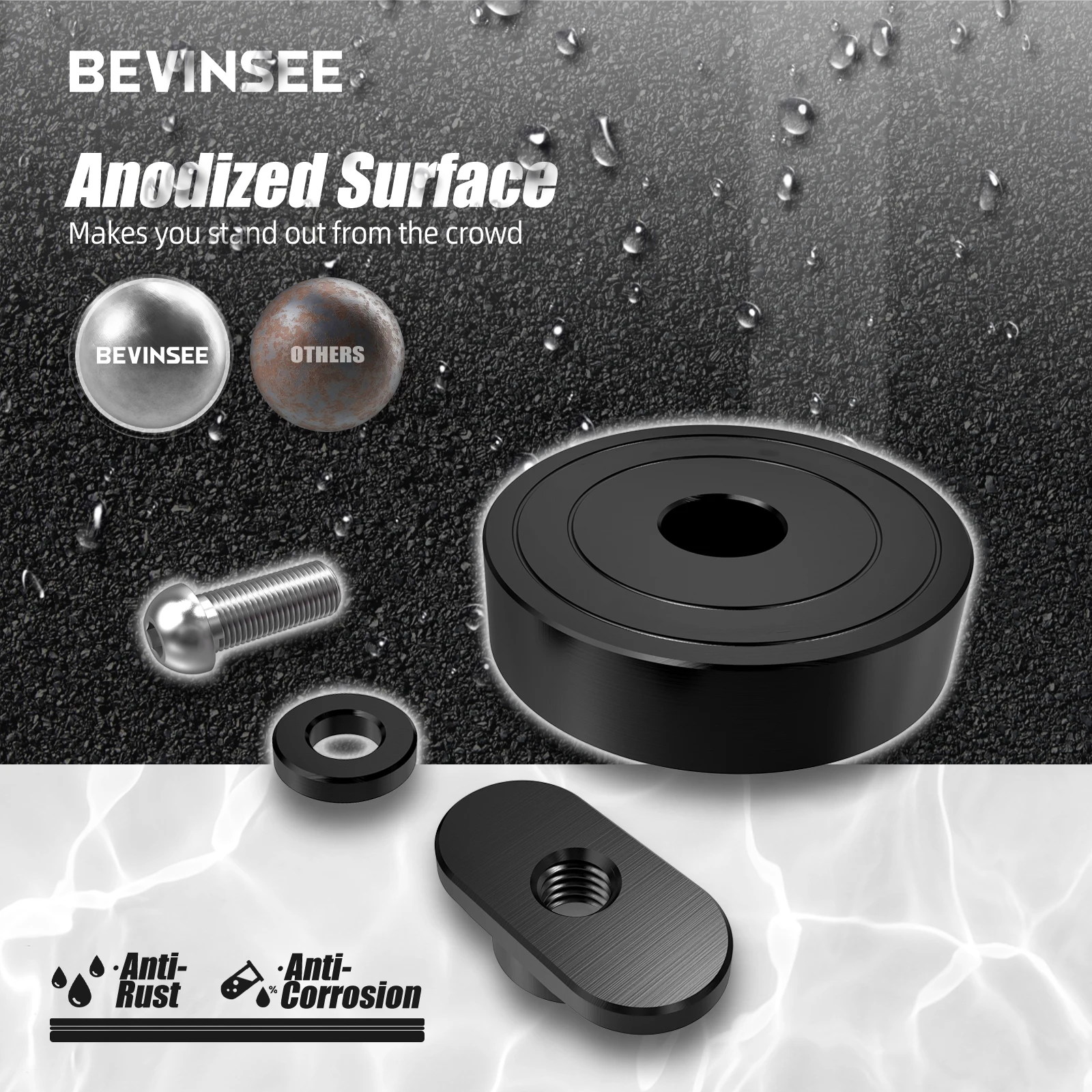 BEVINSEE Jack Jacking Lift Pads Puck For Corvette C5 C6 C7 C8 GS Z06 ZR1 Stingray Grand Sport Z06 ZR1