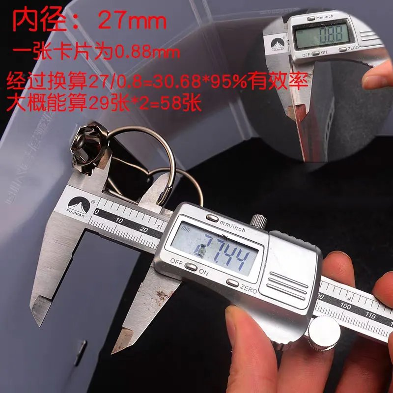 Transparent PP 3-Hole Loose-Leaf Notebook Case Ring Binder Planner Clip Notebook Shell File Cover Folder Office School Supplies