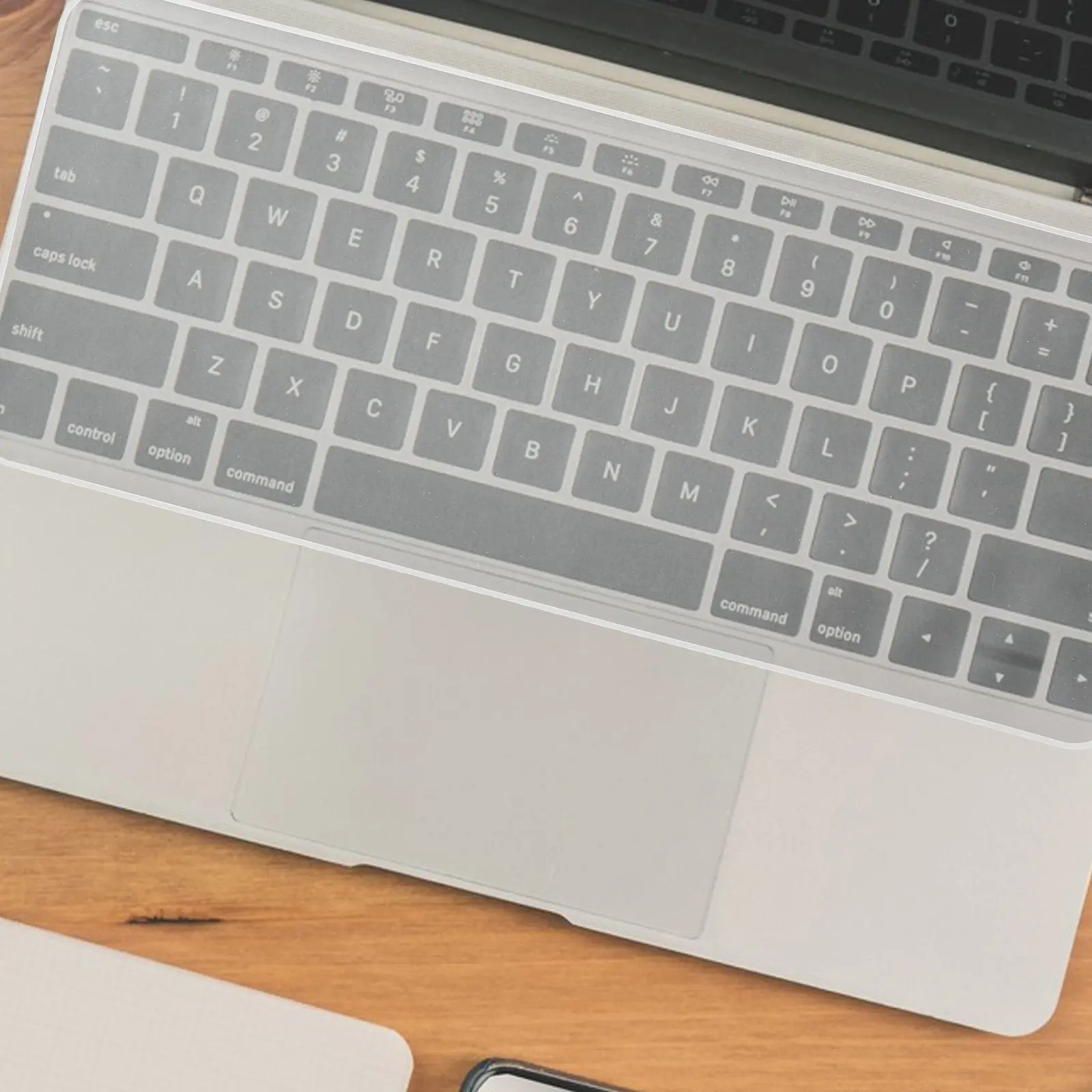 2Pcs Keyboard Protection Film Transparent Silicone Keyboard Protector Waterproof for Laptop 12-14 Inch Cover Ultra Thin
