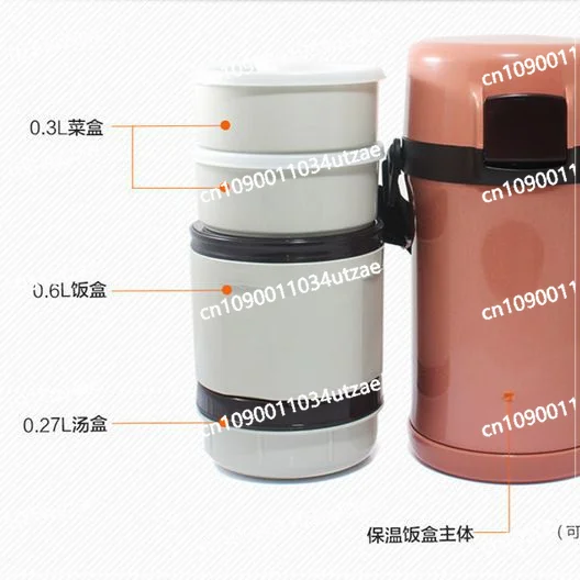 Genuine Thermal Insulation Lunch Box Food Grade Portable Lunch Box Thermal Insulation Bucket