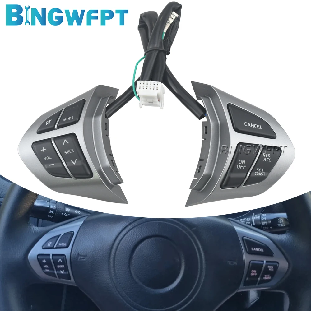 

For Suzuki Grand Vitara II 2007-2013 Red Backlight New High Quality Steering Wheel Cruise Control Button Switch