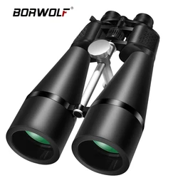 BORWOLF Binoculars 25-75X80 Hight Definition waterproof Military Telescope for Bird watching Hiking Hunting Sport