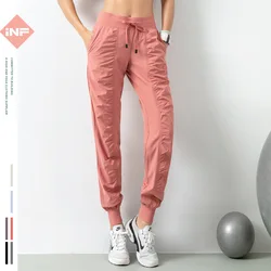 Pantaloni sportivi larghi per le donne pantaloni dimagranti ad asciugatura rapida leggings fitness da corsa casual pantaloni da yoga traspiranti set da palestra donna