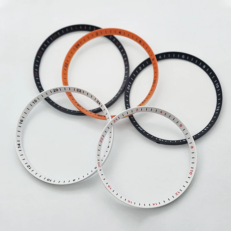 Dia 30.5mm SKX007 Watch Chapter Ring Fits For SKX007 SKX009 SRPD NH35 NH36 Watch Cases Plastic Inner Ring Replace Parts