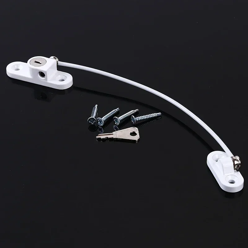 Stainless Steel Window Lock Children's Safety Lock High-rise Falling Protection Push-pull Stopper Anti-theft Window Lock
