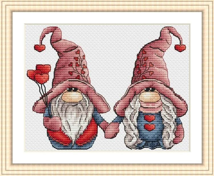 

Hand Of Dwarves 26-22 Cross Stitch Kit Aida Count Unprint Canvas Stitches Embroidery DIY Handmade Needlework