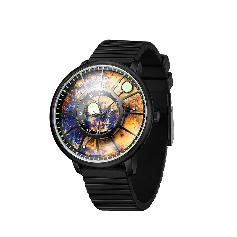 Dalkomm high-end brand hollow automatic mechanical watch sapphire mirror surface new sports watch planet series men's watch