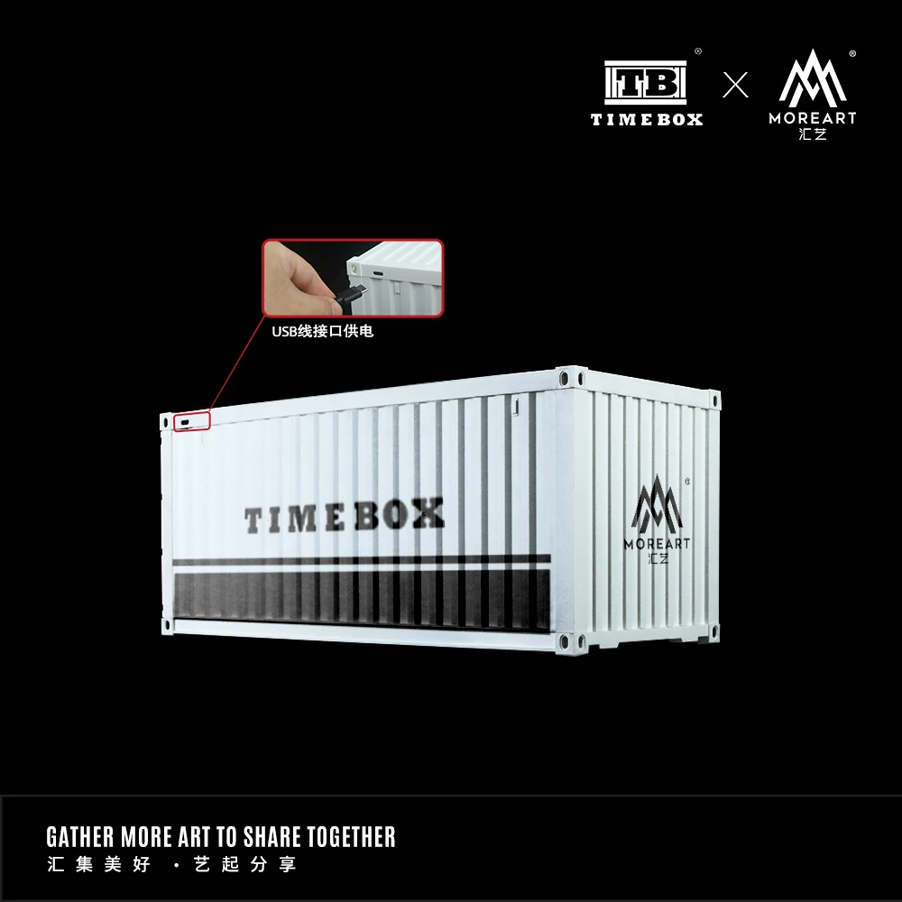 TimeBox 1:64 first text D Alloy Car Model storage container scene Limited edition