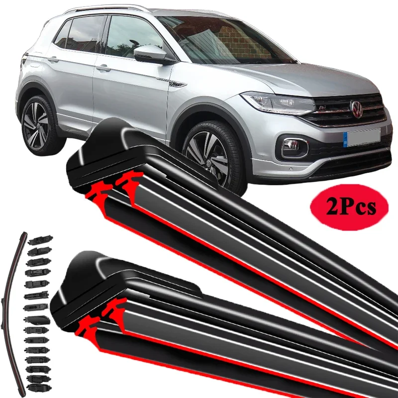 

For Volkswagen VW T-Cross C11 TCross 2018-2024 Car Windshield Wiper Blade Front Windscreen Windshield Brushes Accessories Window