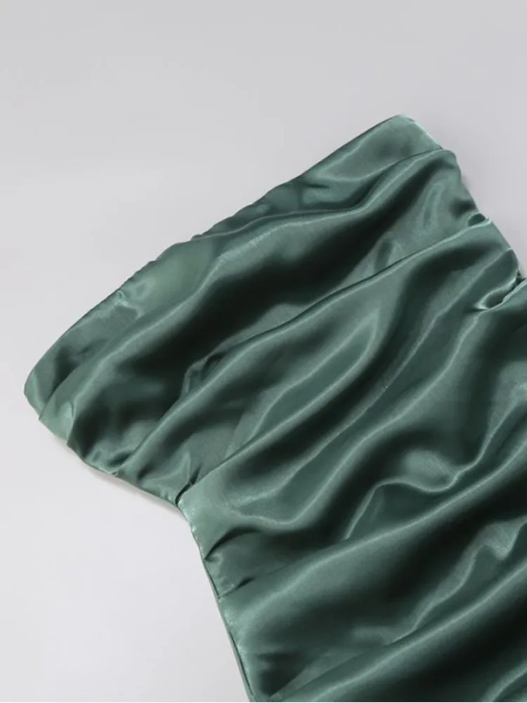 3 cores mulheres sexy strapless mini cetim vestido de festa elegante celebridade designer gravata borboleta formatura cocktail bodycon vestido