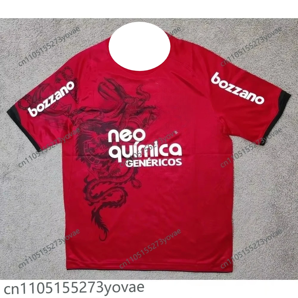 3Dprinted Corinthians 2011_2012 vintage vermelho away jersey masculino e feminino camiseta manga curta streetwear