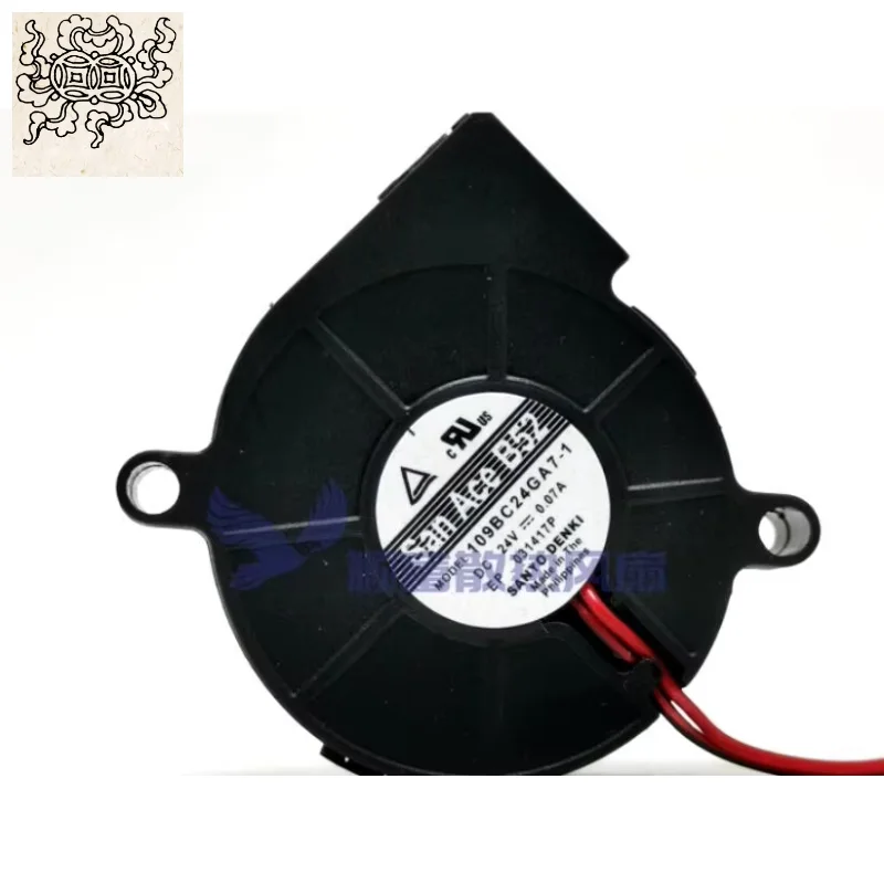 

Ltsf For Sanyo Denki 109BC24GA7-1 DC 24V 0.07A 50x50x15mm 2-Wire Server Cooling Fan