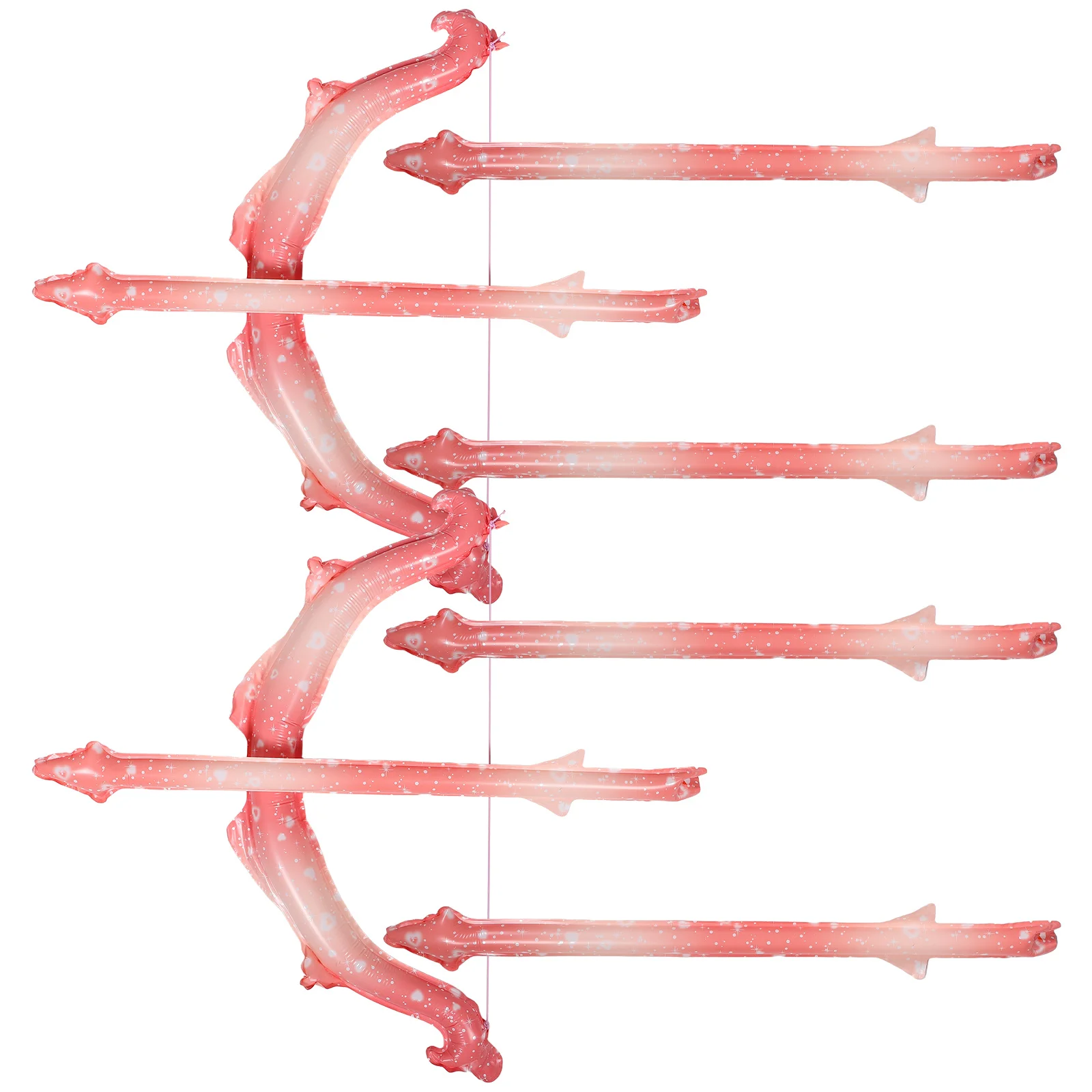 

1 set 1 Set Cupid Arrow Balloons Bright Colorful Inflatable Party Decorations Cosplay Props For Valentine Stage Performance Love