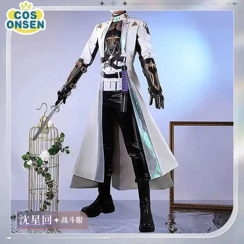 

New Fiesta Carnival Costume Halloween Cos Cosplay Love And Deepspace Xavier Shen Xinghui Battle Dress Clothing