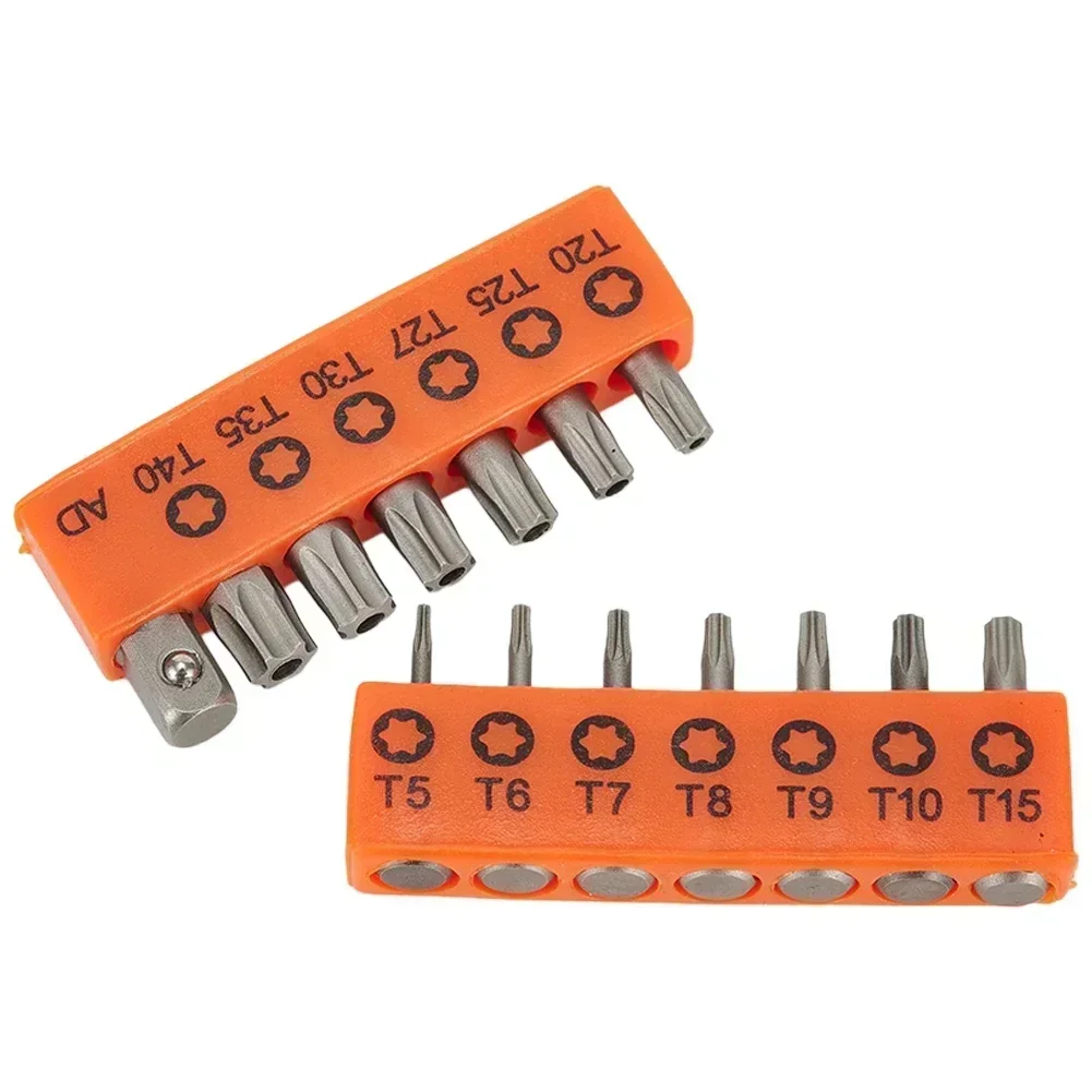 Torx Chave de Fenda Bits com Furo T5-t40 Chave de Fenda Elétrica à Prova de Violação Broca de Segurança Ferramentas Eletricistas 14 Peças 25 mm