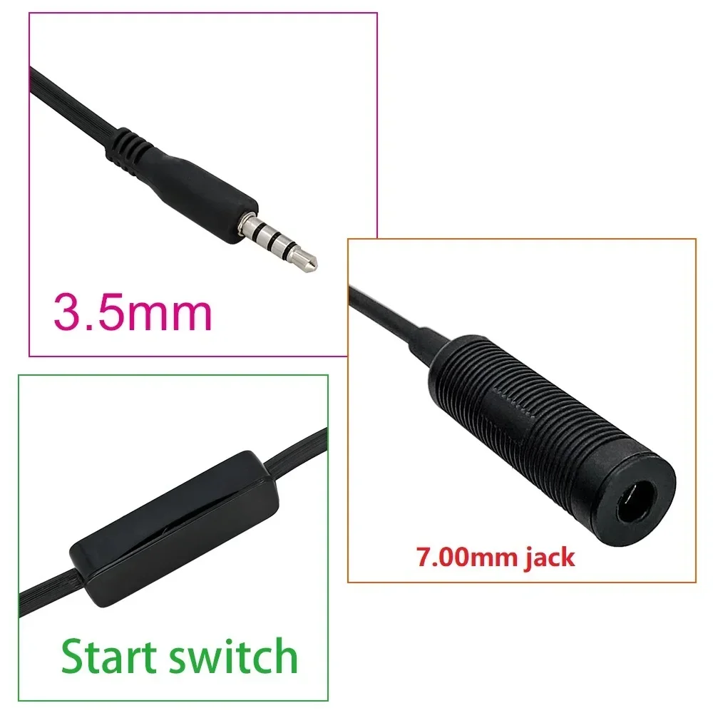 Tactical Headset Adapter Phone Plug 3.5 Mm Mini Phone PTT for COMTA / SORDI Headset MP3 Music Adapter Apple Samsung HTC Etc