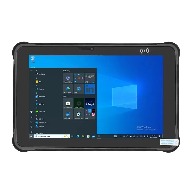 Sincoole Win10 IP65 10 بوصة 1920*1200 IPS NFC QR Code Scanning GPS 12000mAh 4G LTE وعرة 12000mah 4G LTE الكمبيوتر اللوحي