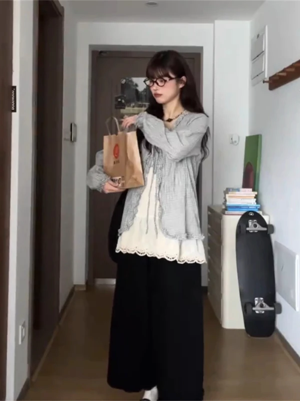 Protezione solare scozzese retrò di grandi dimensioni Cover up Sensation di design da donna Set da due pezzi con canotta interna con cinturino e legno