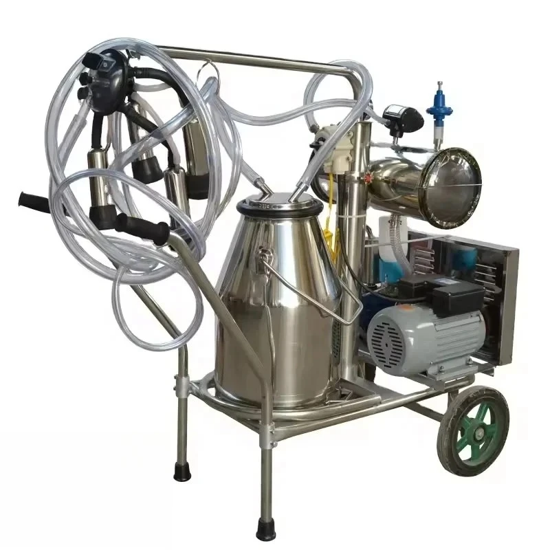 Bucket Cow Milking Machine Transparent Bucket Milking Machine Vacuum Pump Type Pakistan 90*78*89cm Provided 2 Years CN JIA 220V