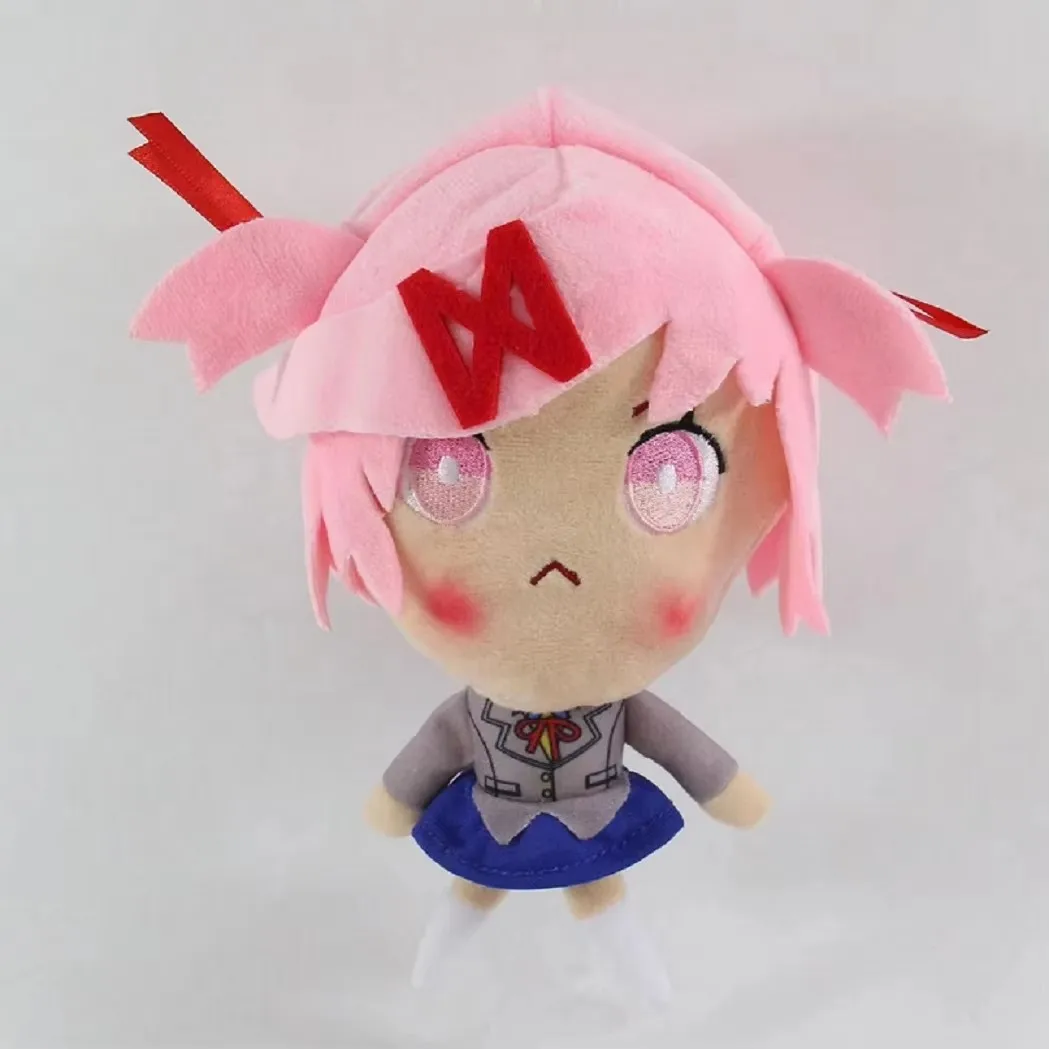 Doki Doki Heartbeat Club Butter Peluche Anime, Kawaii Cartoon, Sayori Plush Toy, Cute Yuri Natsuki Monika, Cadeaux de décoration, 20cm