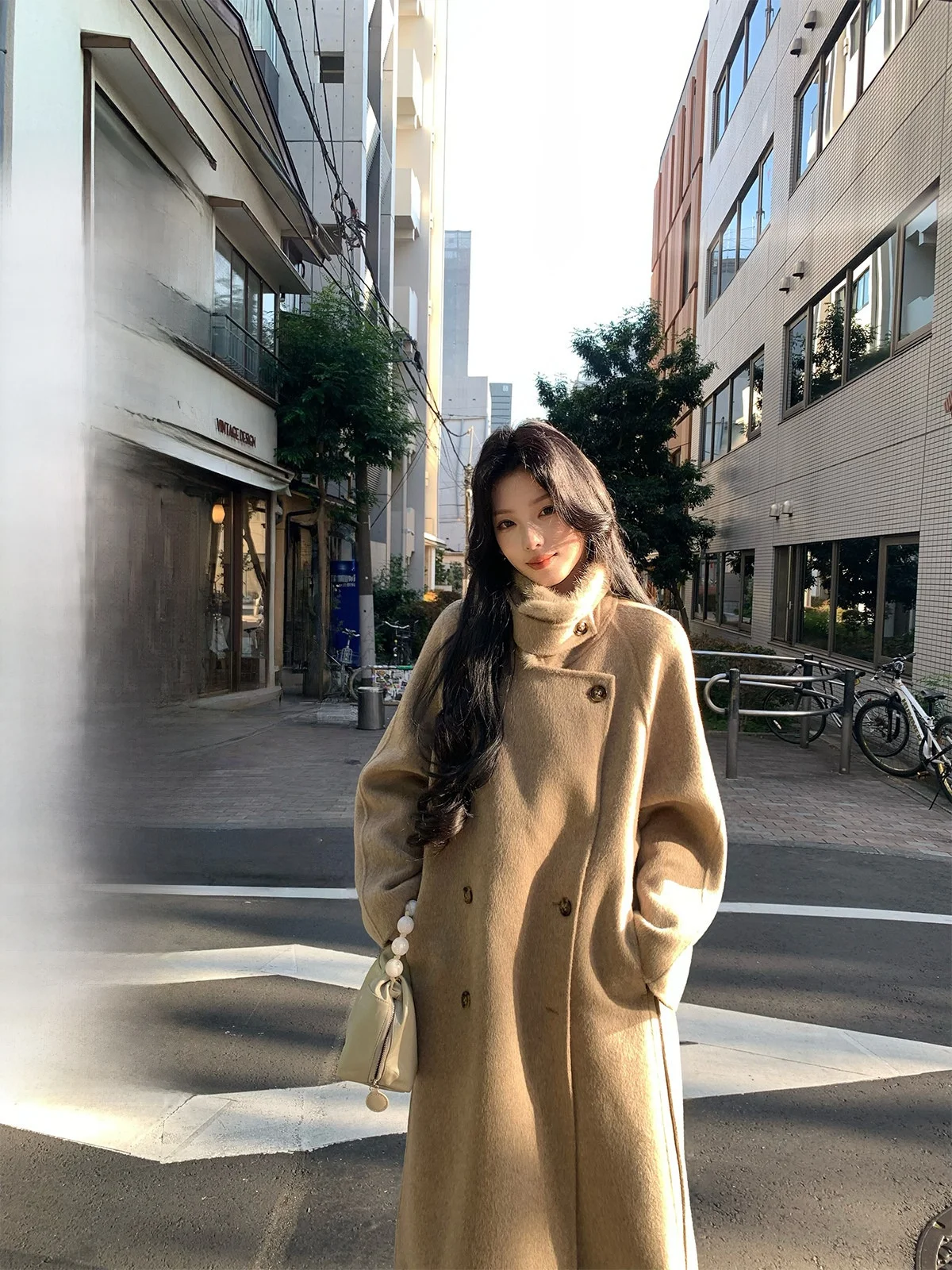 

Уникальное красивое шерстяное пальто Iceolly из норки для женщин, средней длины, для повседневной носки, утепленное, для электронной коммерции