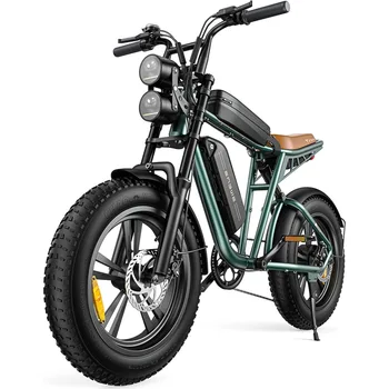 Image Electric Bike for Adults - 1000W 28mph Moped Ebike 48V13A Single/48V26A Dual Battery 20*4.0" Fat Tire All Terrain Off Road