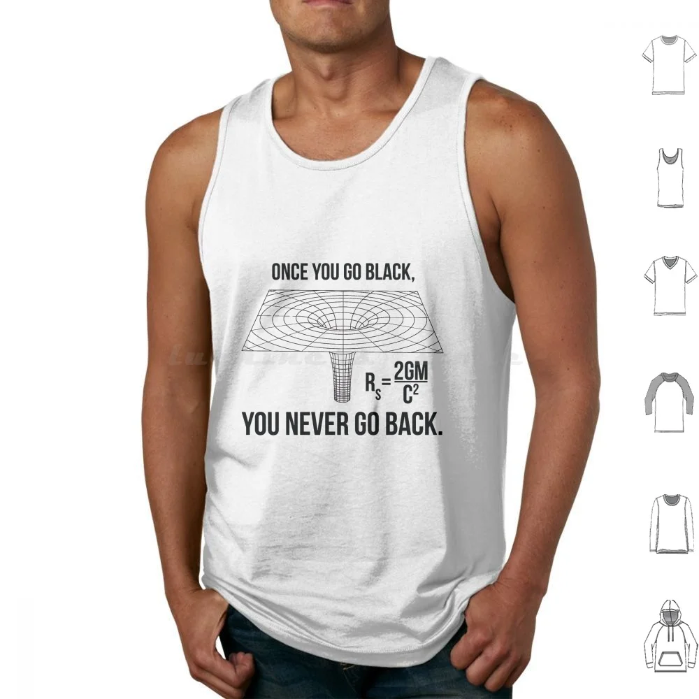 Once You Go Black... Tank Tops Print Cotton Go Black Never Go Back Once You Go Black Black Pride Science Science Humor