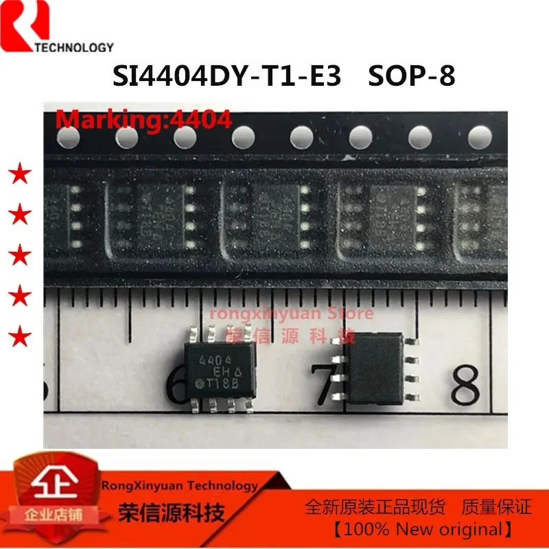 10 Buah/Banyak SI4404DY-T1-E3 4404 SOP8 SI4404DY-T1-GE3 SI4404DY-T1 SI4404DY SI4404 N-Channel 30V/15A (D-S) MOSFET 100% Baru Asli