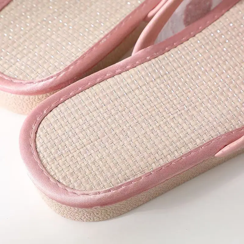 شباشب أغطية رأس مطرزة عصرية، مضادة للانزلاق، مقاومة للاهتراء، مزيلة للروائح الكريهة، ماصة للعرق، صنادل جميلة وغير رسمية