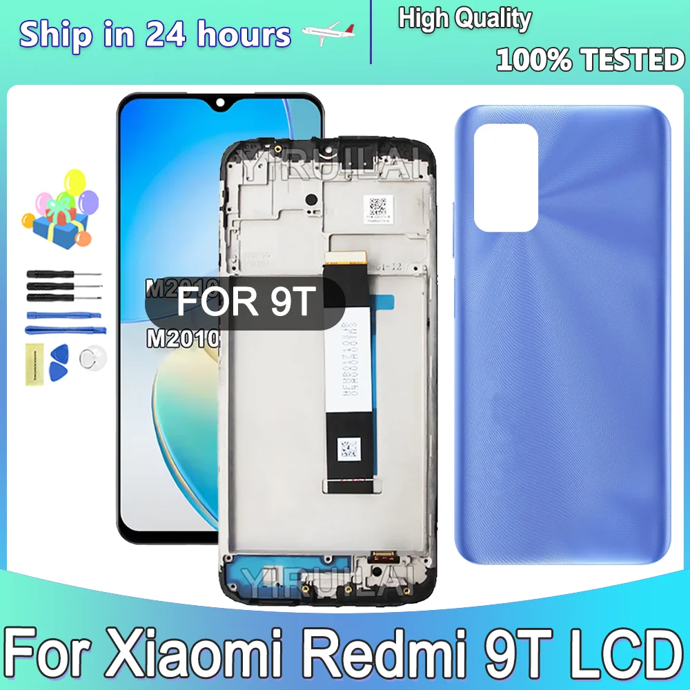 

6.53"Test For Xiaomi Redmi 9T LCD Display Touch Screen Digitizer Assembly For Redmi 9T LCD Display Screen With Frame Department