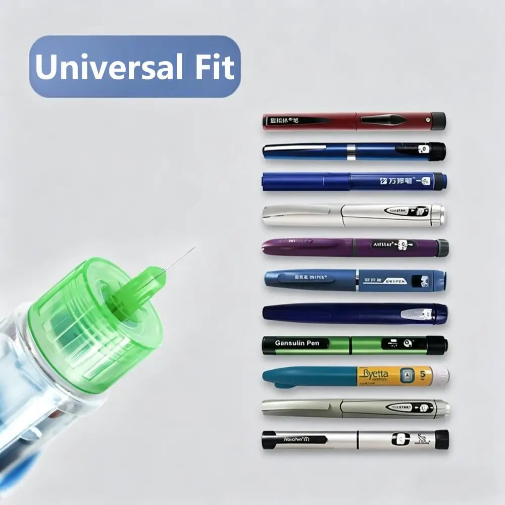 100 Stück Insulin-Injektionsstift-Nadeln Universal 32G-4mm/31G-6mm Einzeln Verpackte Sterile Insulin-Stiftspitzen – Detail 5