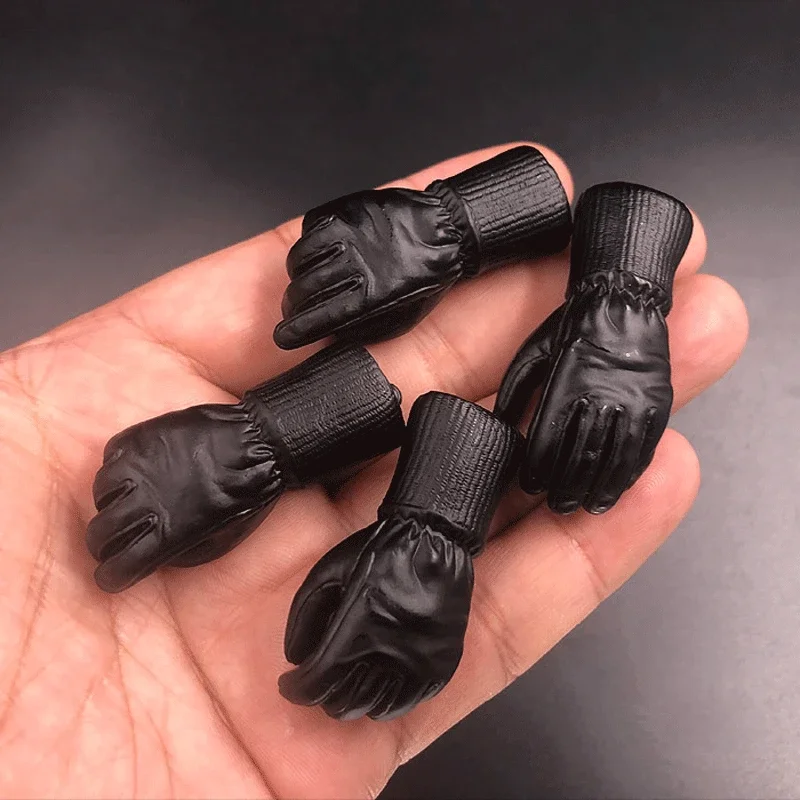 

EB 1/6 Scale Soldier Black Diy Plastic Gloves Hands Model for 12‘’Figure