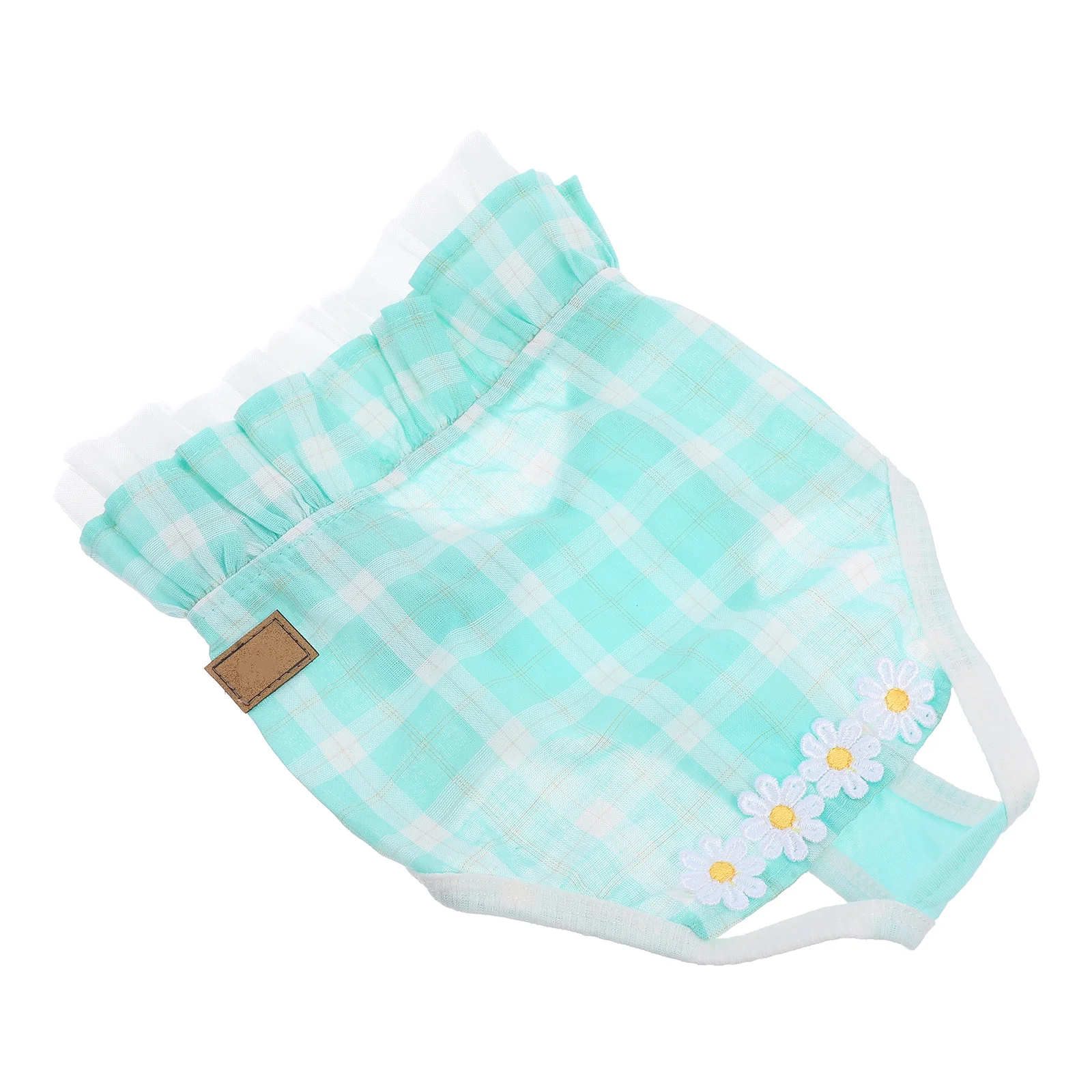 

Has Decorative Cat Costume Wear-resistant Apparel Dress Green Household Kitten Clothes