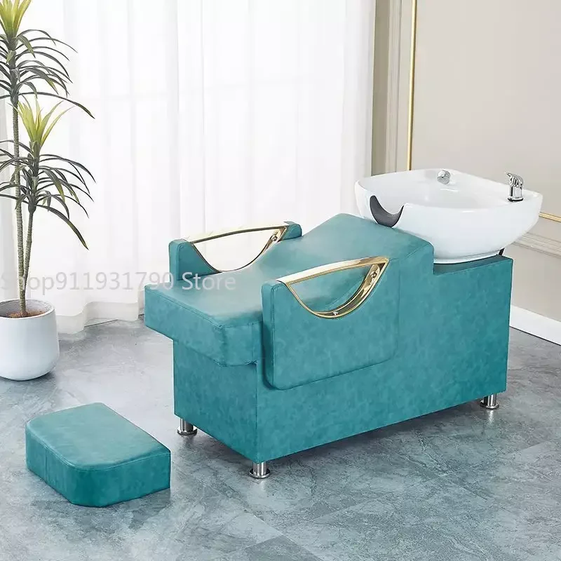 

Head Spa Shampoo Sink Chair Hair Salon Hair Washing Station Chair Minimalistic Comfort Lavacabezas Salon Equipment MQ50XF