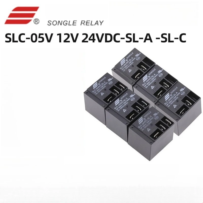 10pcs Songlie Relay SLC-05VDC-SL-A SLC-12VDC-SL-A SLC-24VDC-SL-A SLC-05VDC-SL-C SLC-12VDC-SL-C SLC-24VDC-SL-C SLI-05VDC-SL-A