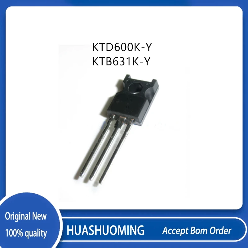 50Pcs/Lot  KTD600K-Y  KD600K D600K KTB631K-Y KB631K B631K TO-126