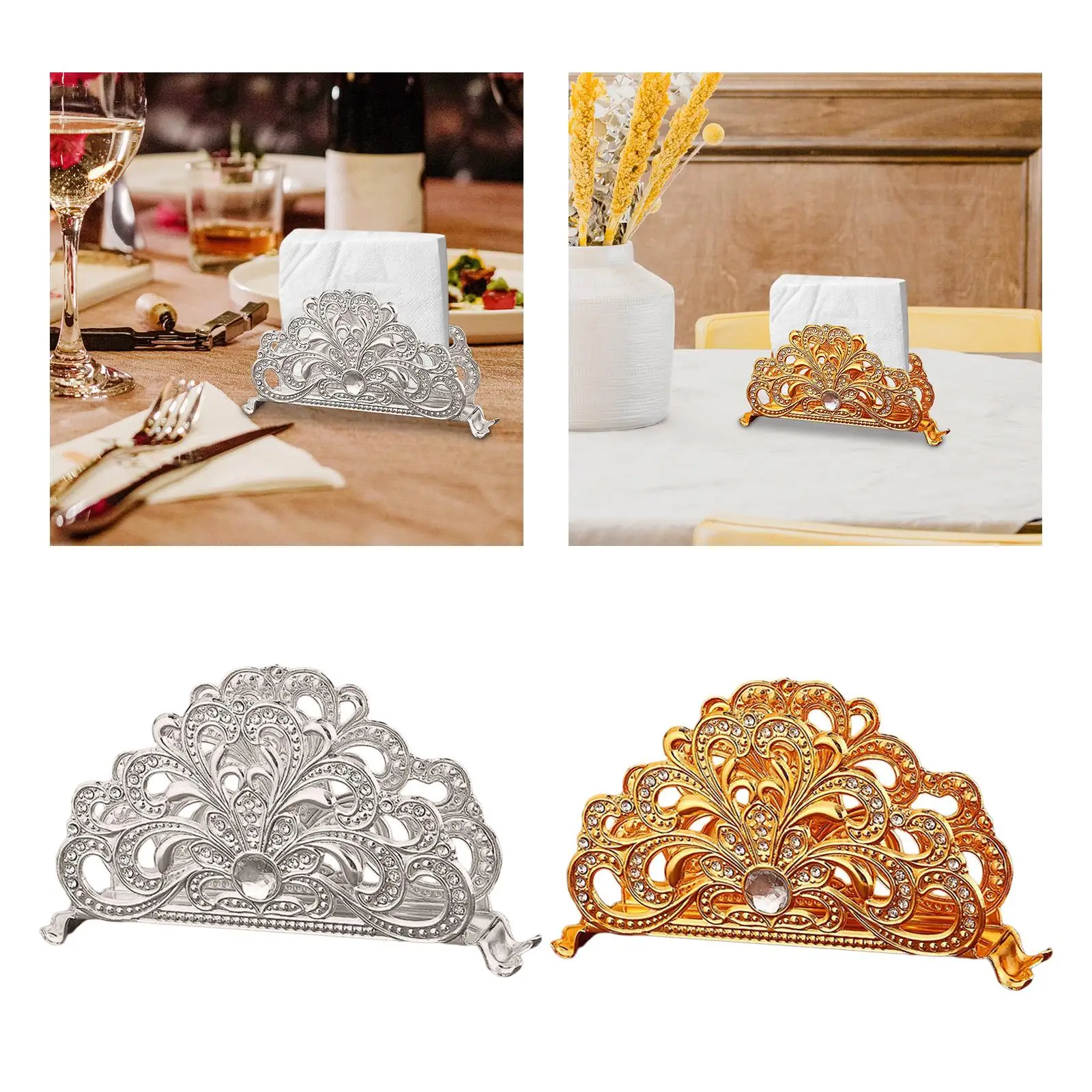 

Европейский железный ретро держатель для салфеток домашний декор для столовой домашний ресторан