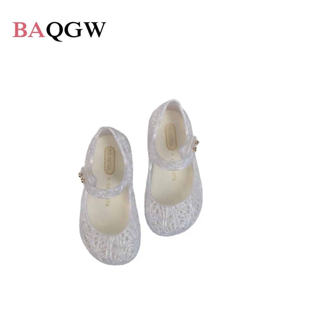 Colorful High Quality Mini Melissa Girls Jelly Shoes Casual New Bird Net Kids Suumer Sandals Fashoin Baby Toddler Beach Shoes