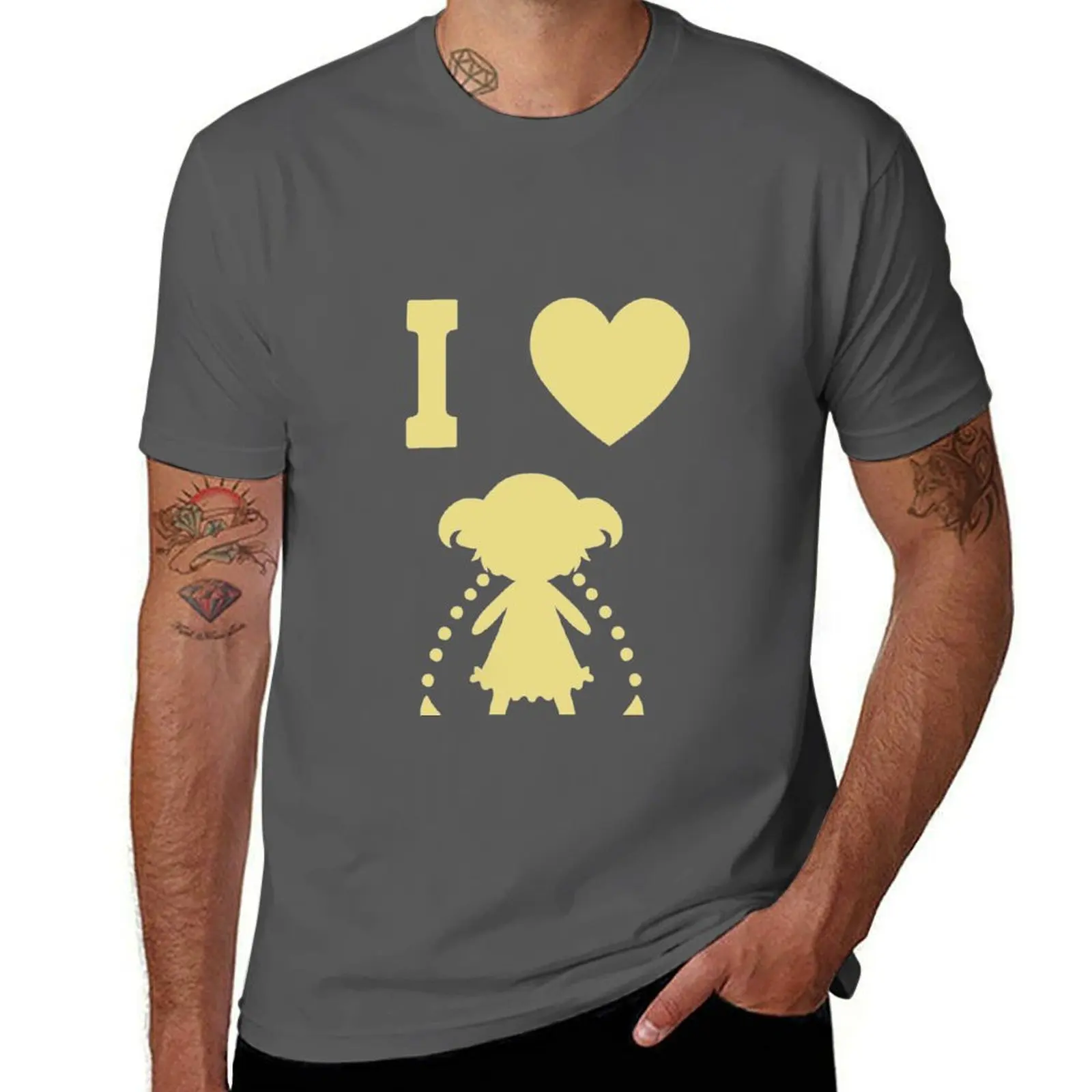 I LOVE ABELLE T-Shirt Light Athletic Short Sleeve Tee Shirt